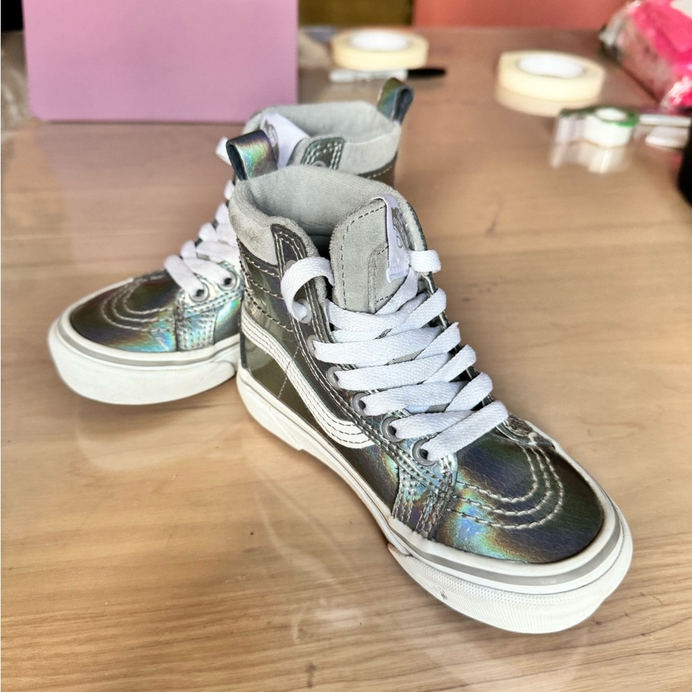 Vans Kids SK8-Hi Mermaid Metallic Girls High Tops SIZE 11